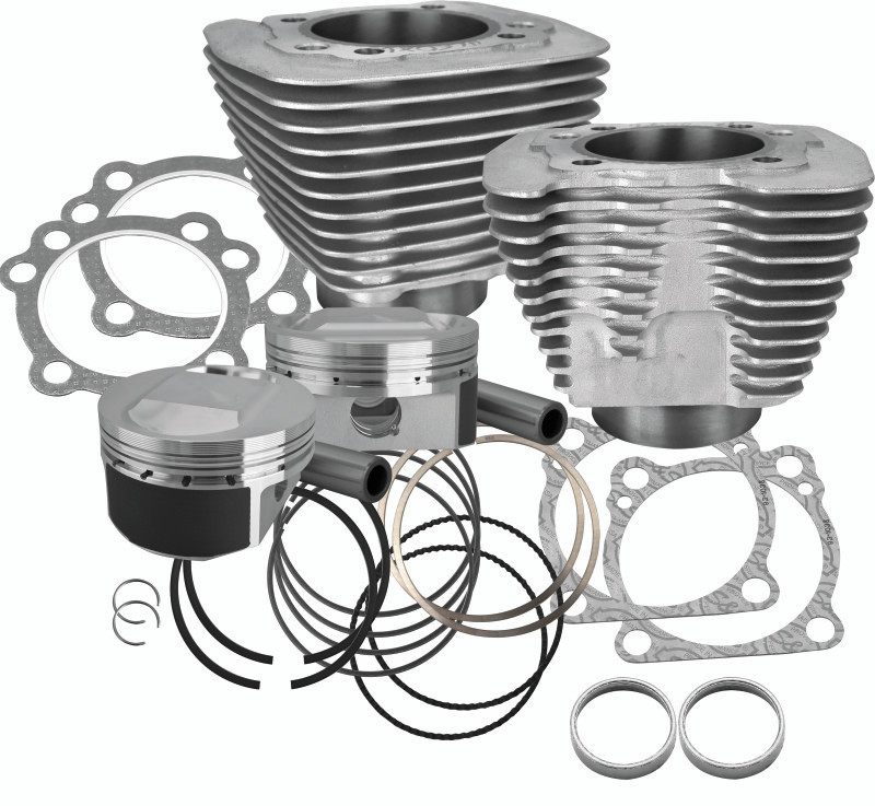 S&S Cycle 910-0690 S&S Cycle 86-21 Sportster Models High Compression 1250cc Conversion Kit - Silver