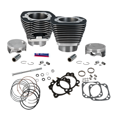 S&S Cycle 910-0025 S&S Cycle 99-06 BT Replacement 4-1/8in Bore Cylinder & Piston Kit w/ Stock Bolt Pattern