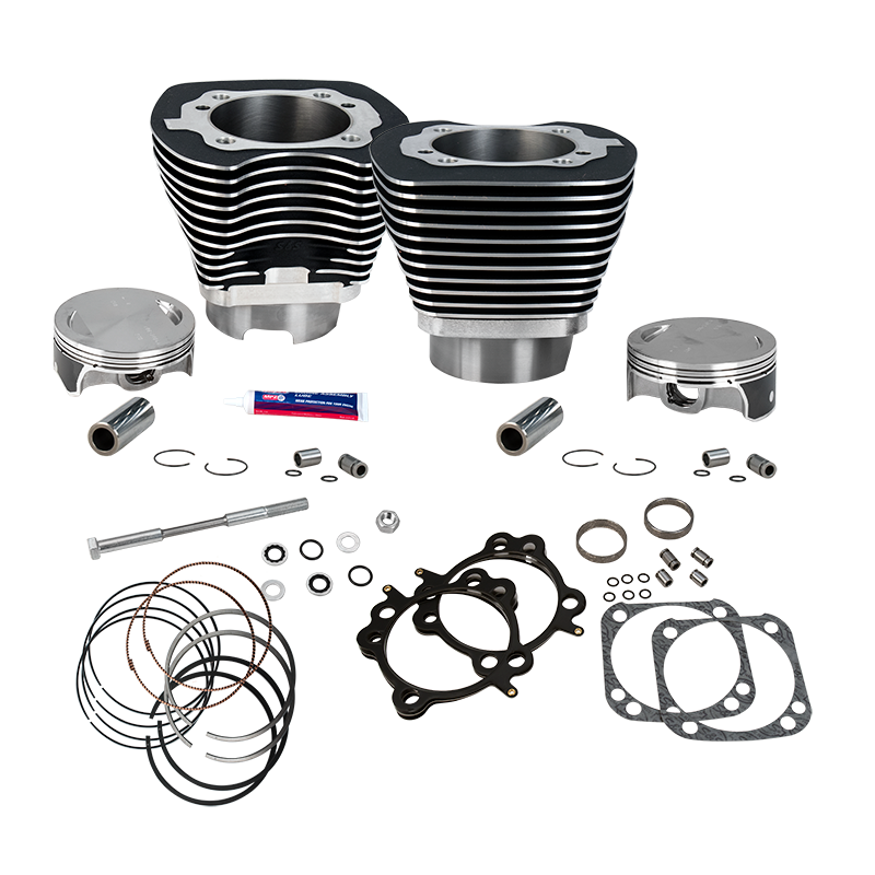 S&S Cycle 910-0025 S&S Cycle 99-06 BT Replacement 4-1/8in Bore Cylinder & Piston Kit w/ Stock Bolt Pattern