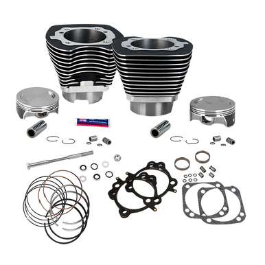 S&S Cycle 910-0025 S&S Cycle 99-06 BT Replacement 4-1/8in Bore Cylinder & Piston Kit w/ Stock Bolt Pattern