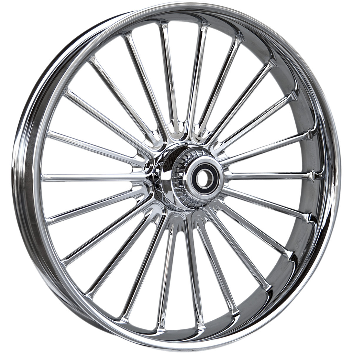 RC Components #21350-9031-126C - Wheel - Illusion - Front - Dual Disc/without ABS - Chrome - 21x3.5