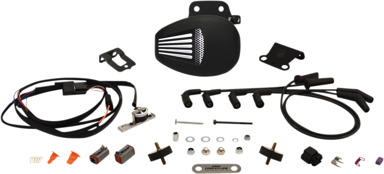 Forceflow Head Cooler - Black - Softail