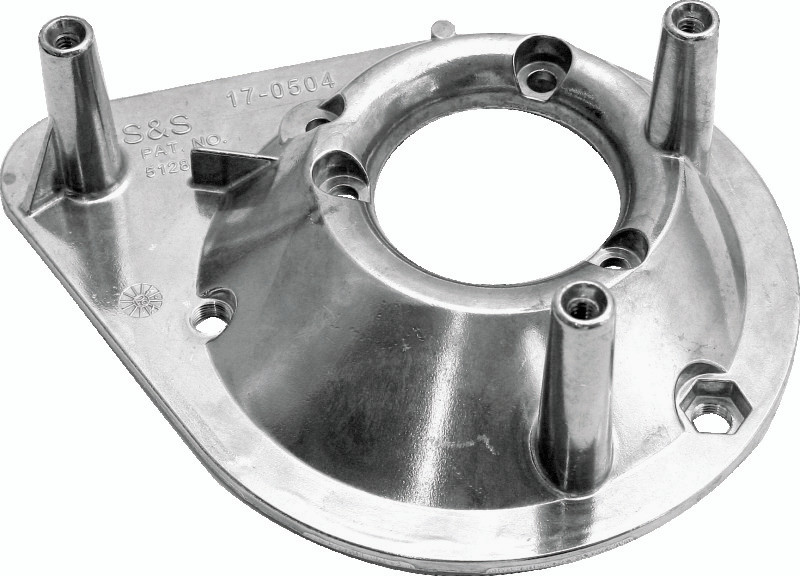 S&S Cycle 17-0330 S&S Cycle 57-85 XL w/ Super E/G Carb Air Cleaner Backplate