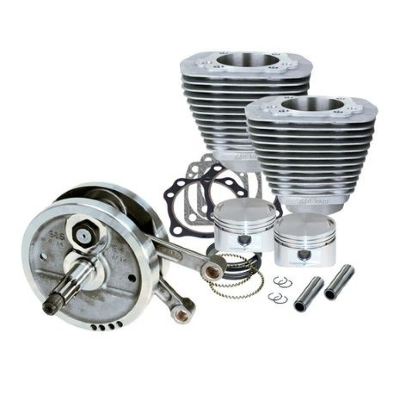 S&S Cycle 91-7660 S&S Cycle 84-99 BT 96in Sidewinder Big Bore Stroker Kit - Natural