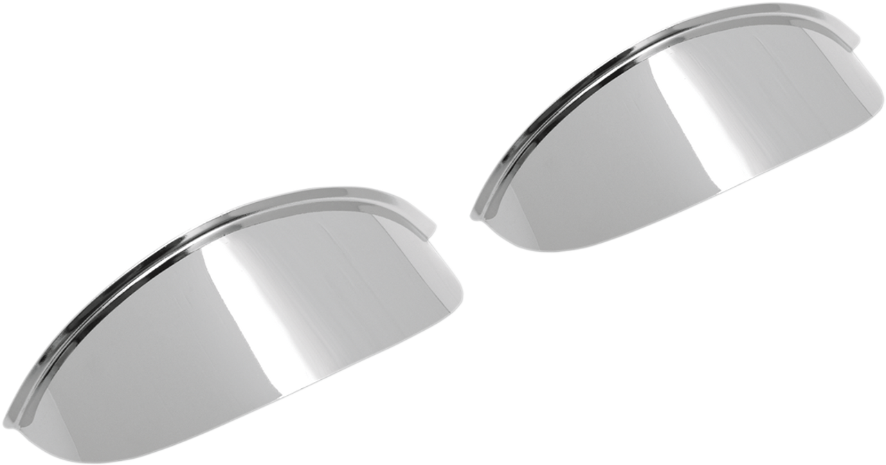 Visor for 4 1/2" Headlight - Chrome