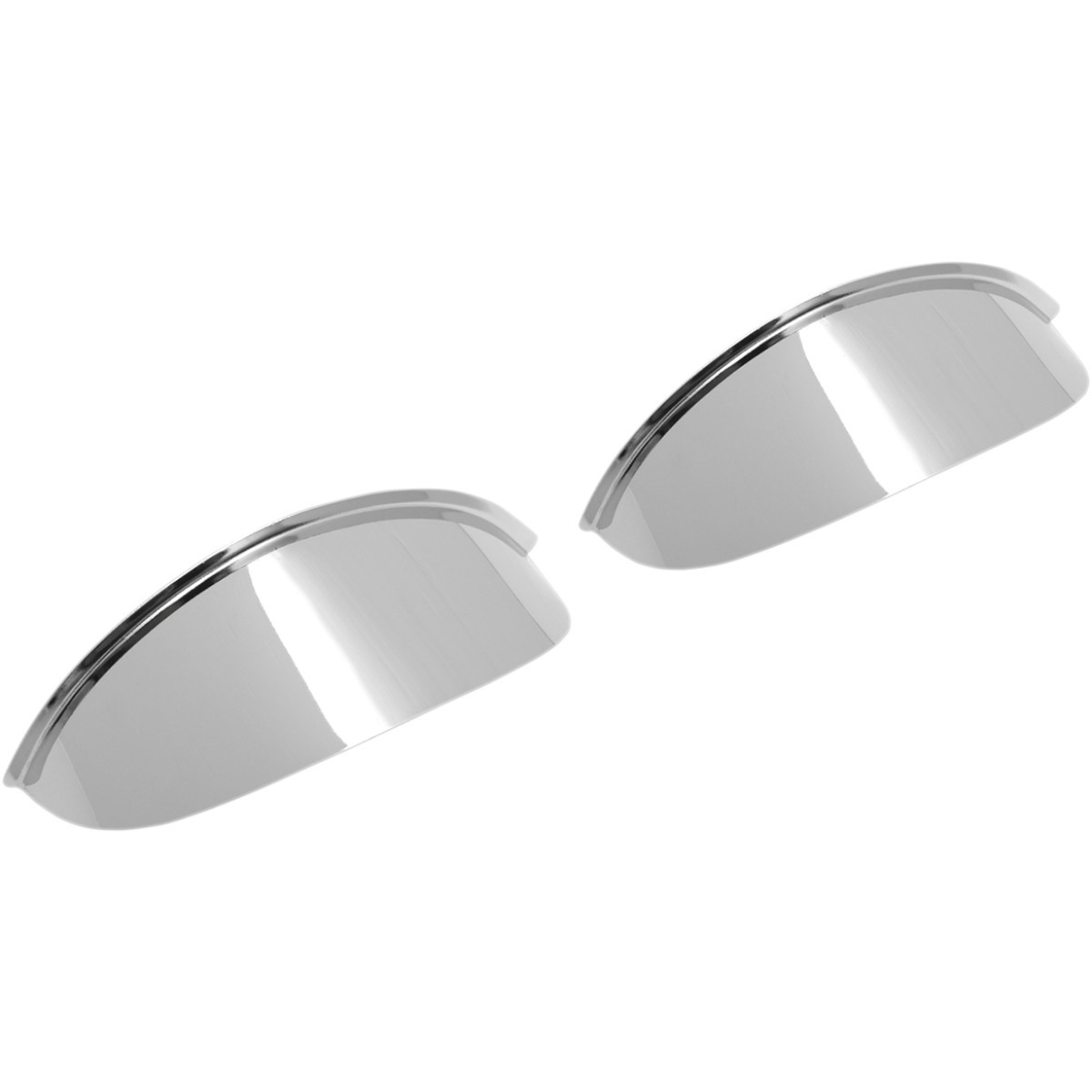 Drag Specialties - Visor for 4 1/2" Headlight - Chrome