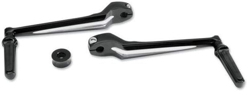Performance Machine 0034-1081-B Performance Machine Shift Lever Assembly Floorboard - Black Ano
