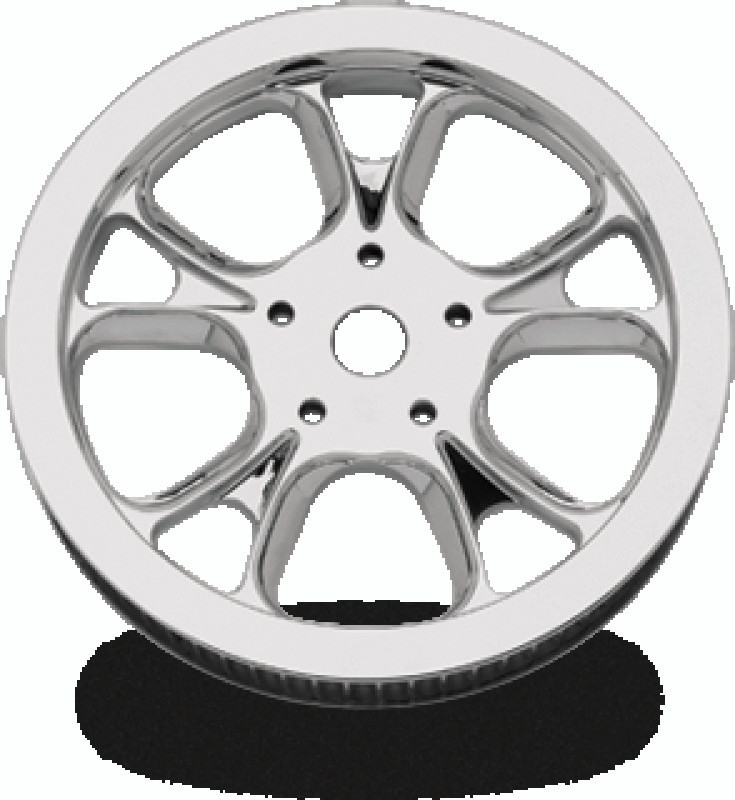 Performance Machine 0093-6266GATL-CH Performance Machine Belt Pulley 66T x 1in Gatlin - Chrome