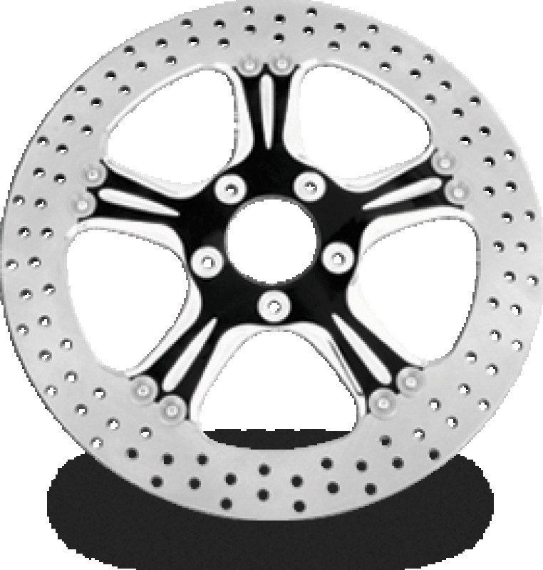 Performance Machine 0133-1522WRAS-BMP Performance Machine Disc/Carr 11.5 Wrath Front - Contrast Cut Platinum