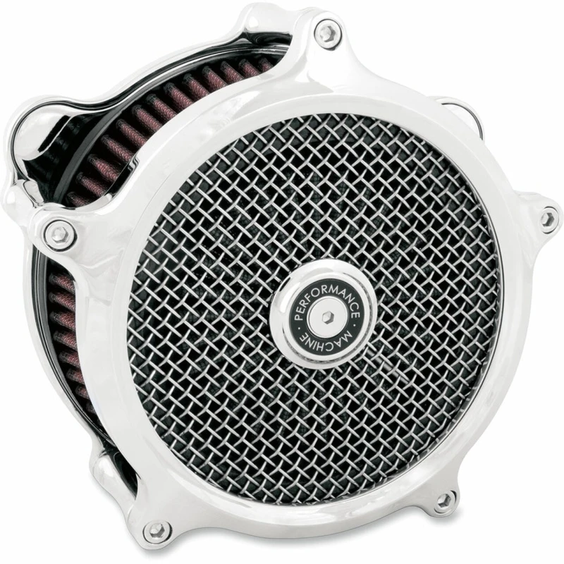 Performance Machine 0206-2151-CH Performance Machine Air Cleaner Slim - Chrome
