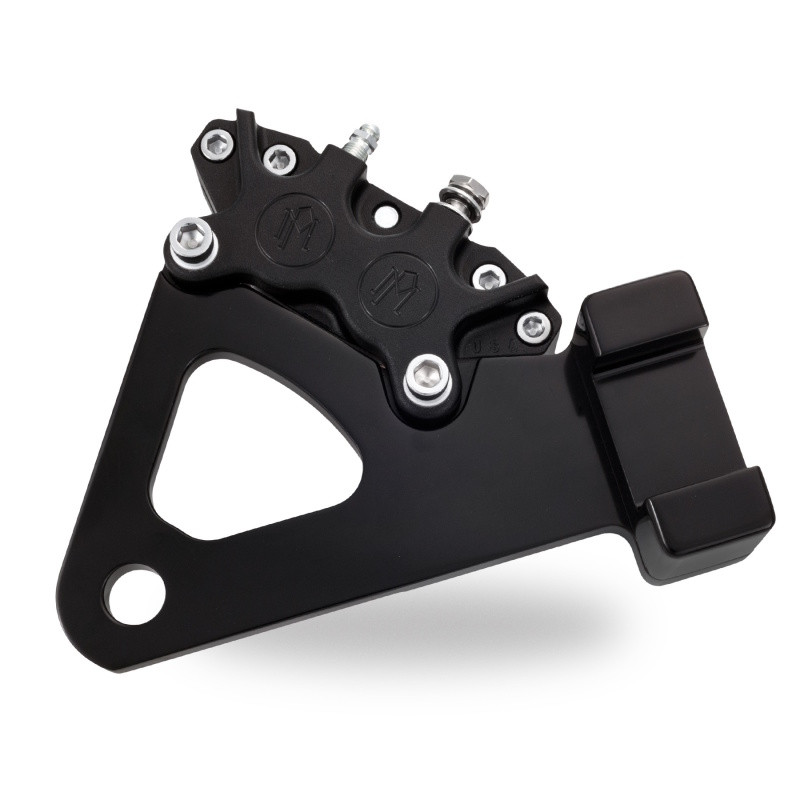 Performance Machine 1255-0052-B Performance Machine Rear Brake -125x4R x 11.5 Disc - Black Ano