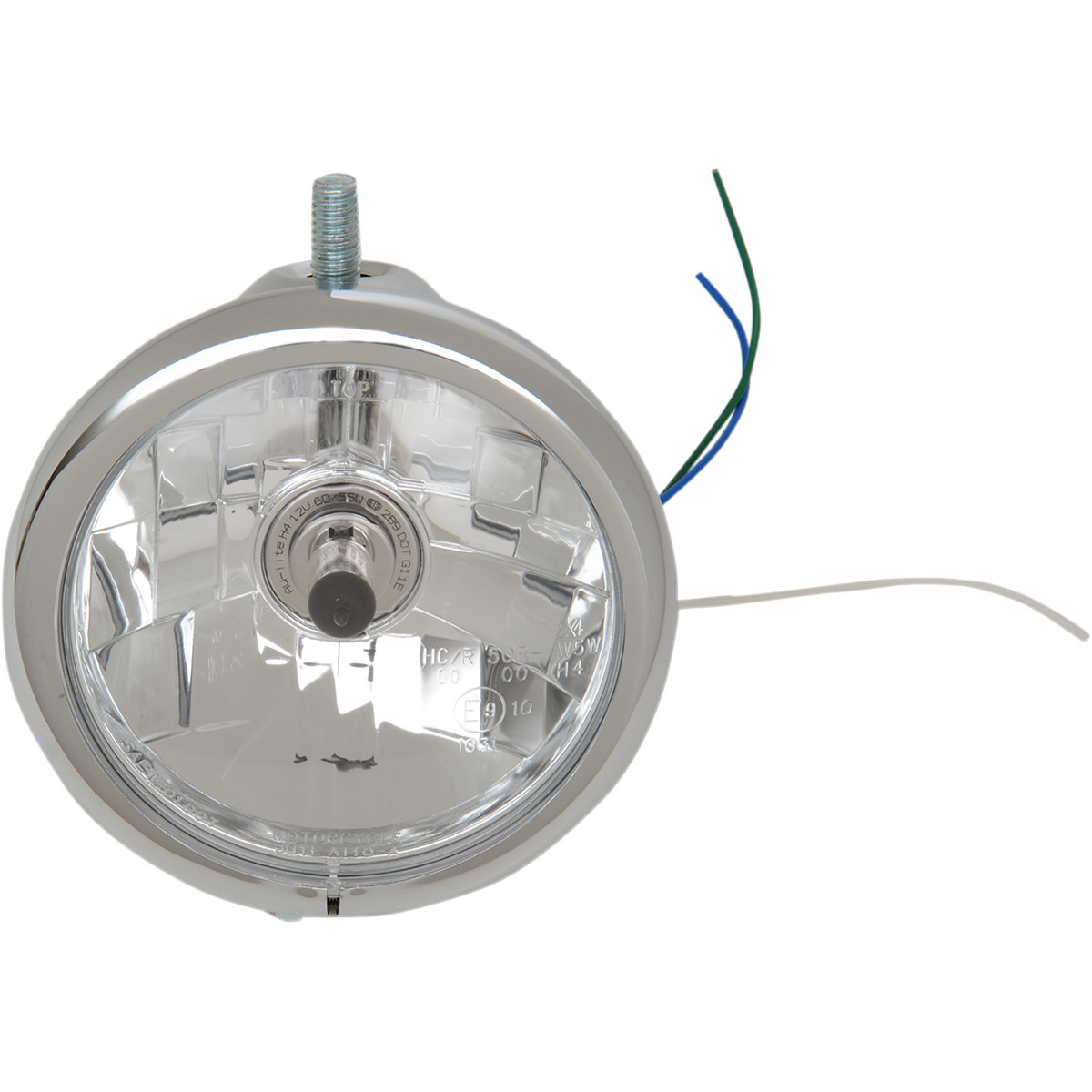 Drag Specialties - Top Mount Headlight - 5-3/4" - Chrome