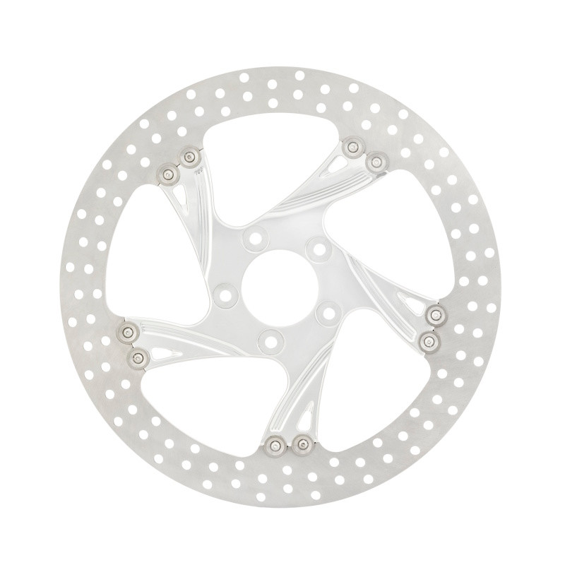 Performance Machine 0133-1800XCRRS-CH Performance Machine Disc/Carr 11.8 Cruise Front Right - Chrome