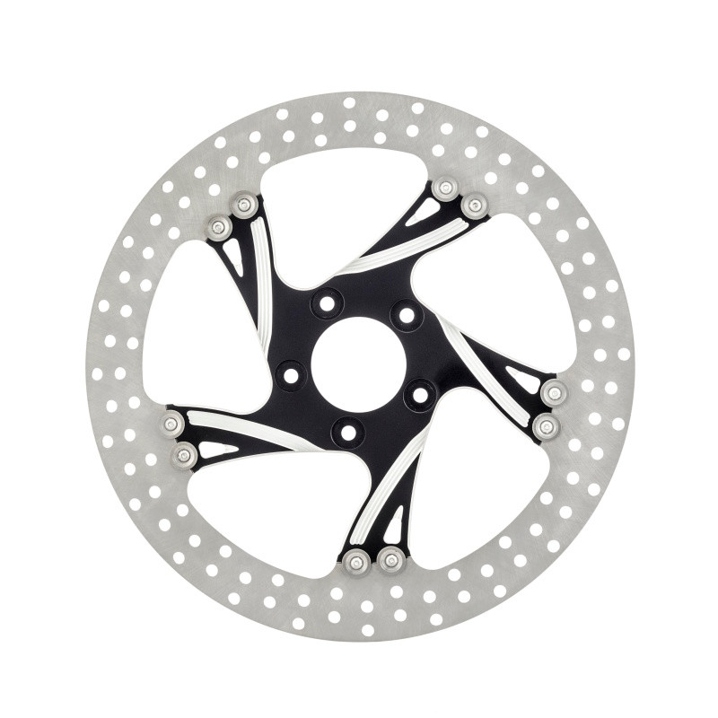 Performance Machine 0133-1802XCRRS-BMP Performance Machine Disc/Carr 11.8 Cruise Rear Right - Contrast Cut Platinum