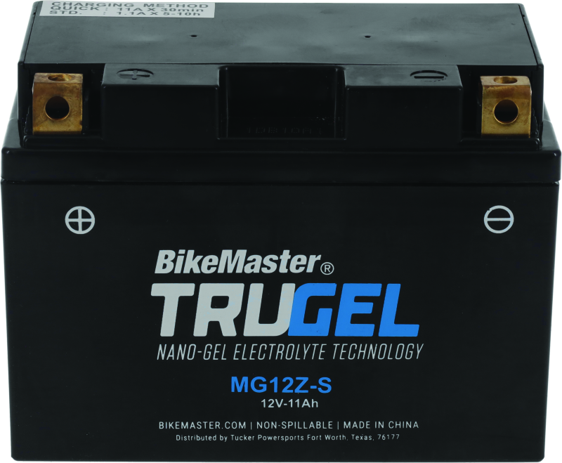 BikeMaster 780509 BikeMaster TruGel Battery - MG12Z-S