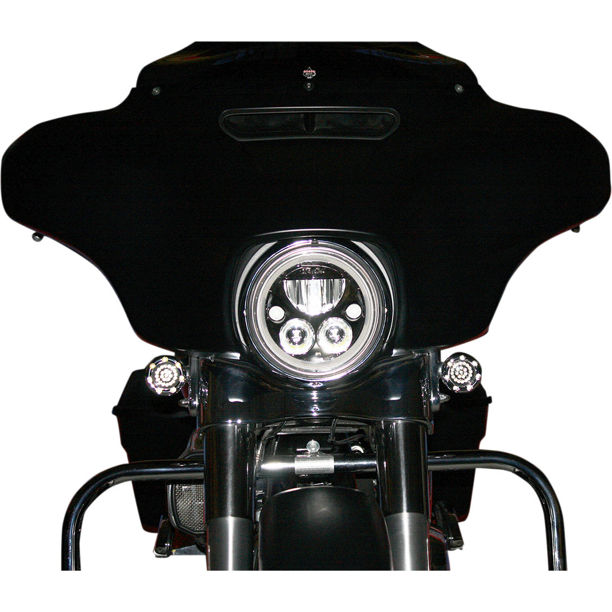 Custom Dynamics #CDTB-7-B - LED Headlight - 7" - Black
