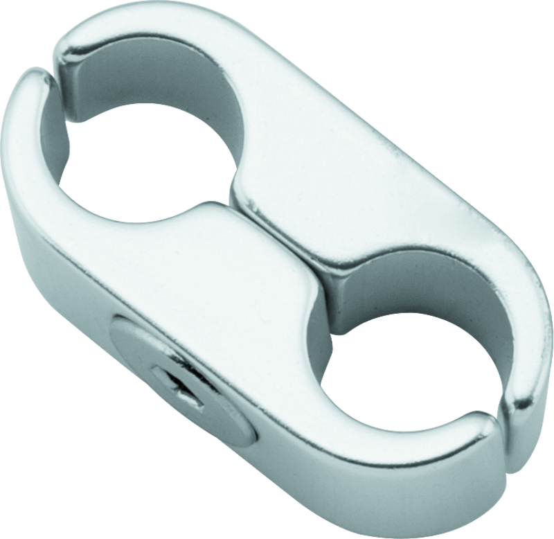 BikeMaster 152467 BikeMaster 2 Lines Cable Clamp - Silver