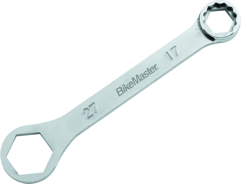 BikeMaster 150338 BikeMaster Rider Wrench - 27mm 6-pt x 17mm 12-pt