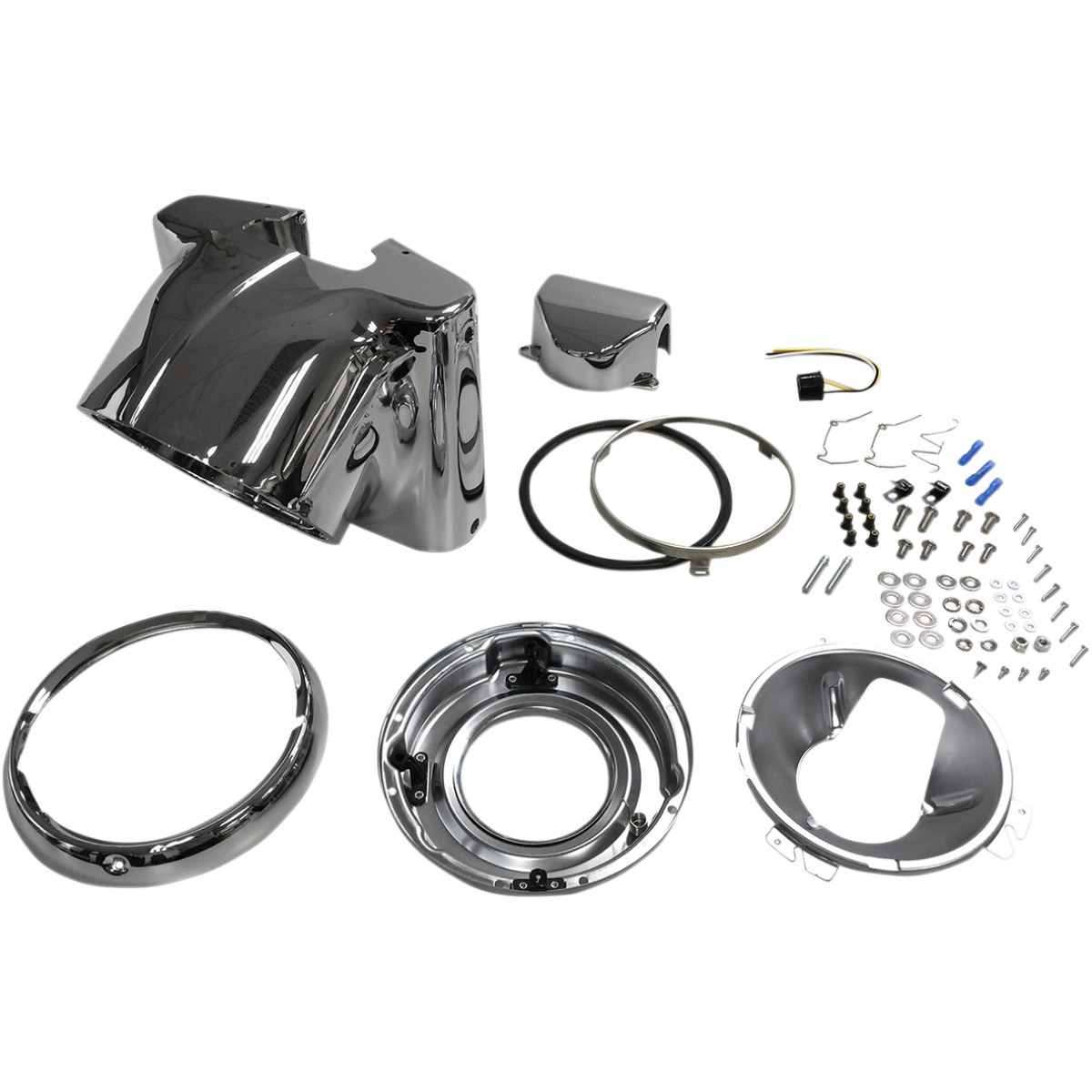 Drag Specialties - 7" Nacelle Headlight Kit - Chrome
