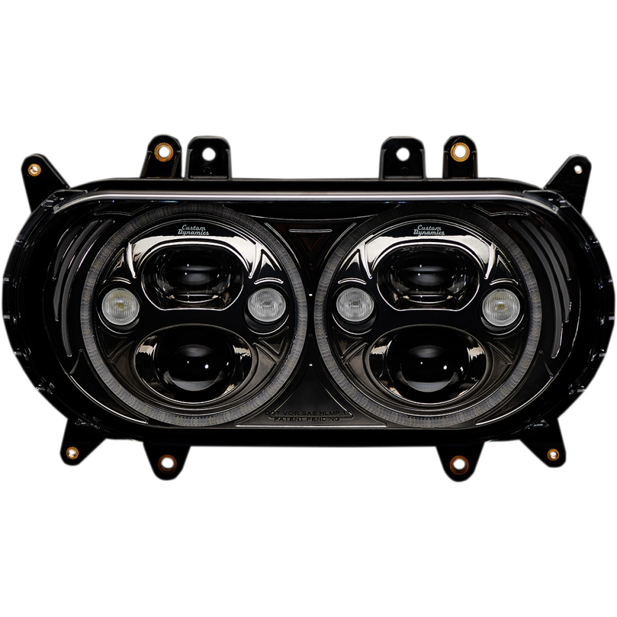Custom Dynamics #CDTB-RG-15-B - Headlight - Black - FLTR