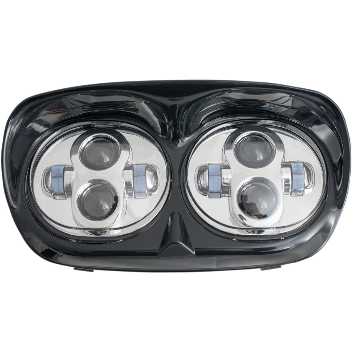 Rivco Products #LED-145C - Headlight Assembly - LED - Chrome - Road Glide