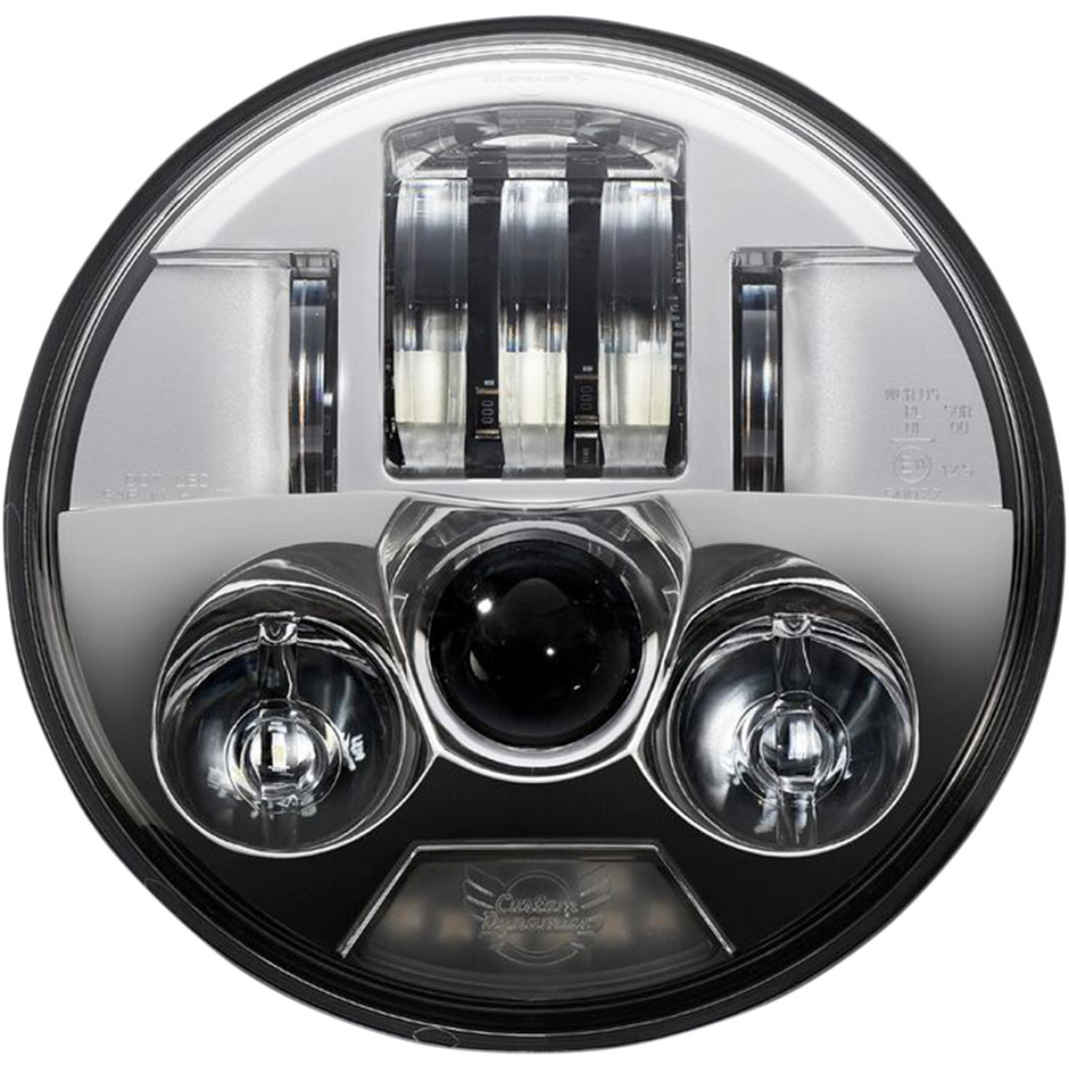 Custom Dynamics #PB-575-C - ProBEAM LED Headlamp 5-3/4" - Chrome