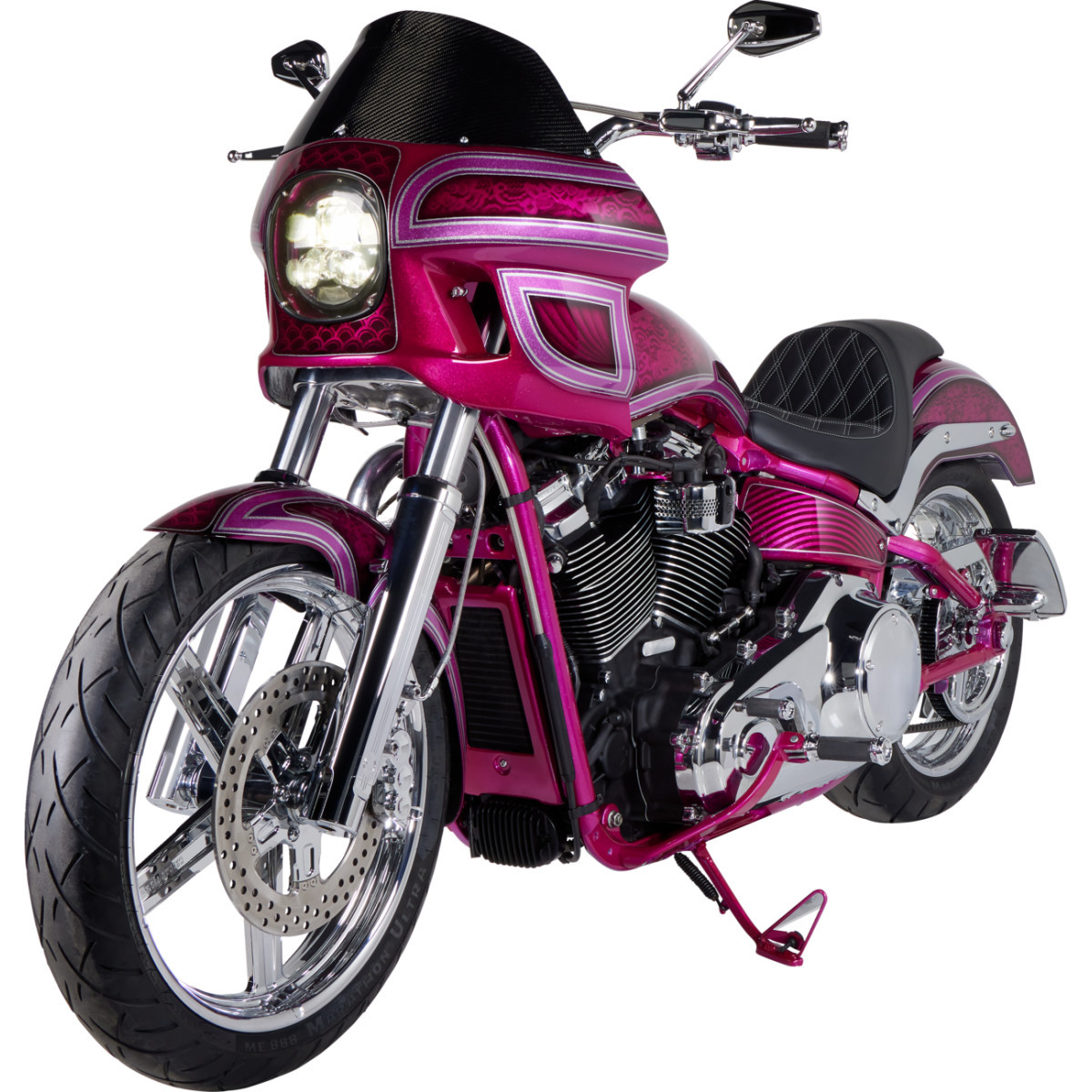 Custom Dynamics #PB-575-C - ProBEAM LED Headlamp 5-3/4" - Chrome