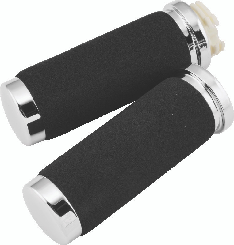 Bikers Choice 491310 Bikers Choice 81-17 Big Twin 81-22 XL With Dual Cable Black Cushion Grips With Sleeve Pr
