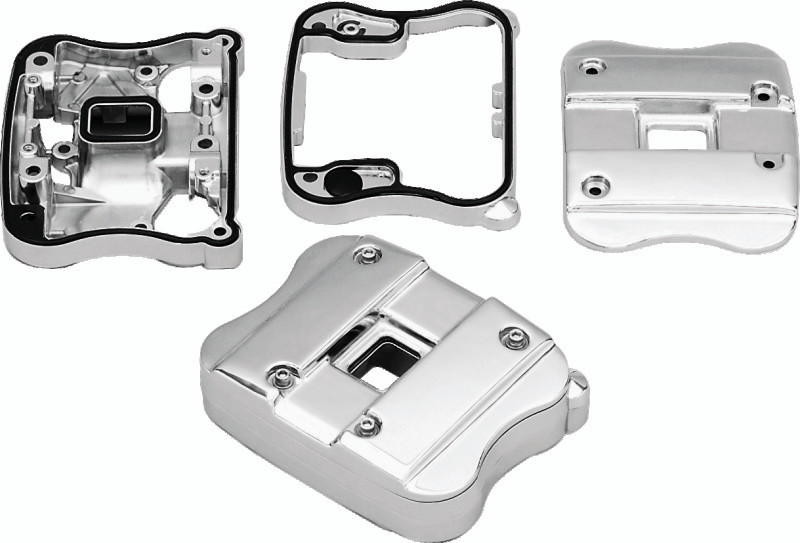 Bikers Choice 489724 Bikers Choice 84-99 Evo Custom Models / 86-99 XL Chrome Rocker Box Kit