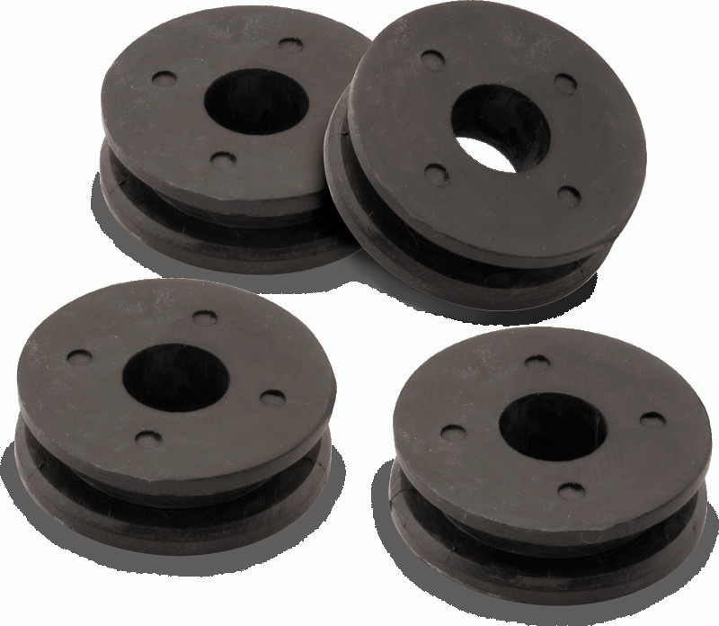 Bikers Choice 488702 Bikers Choice 94-13 FLHR 00-13 FLSTC Replacement Windshield Bushings Replaces H-D 67621-94 (4)