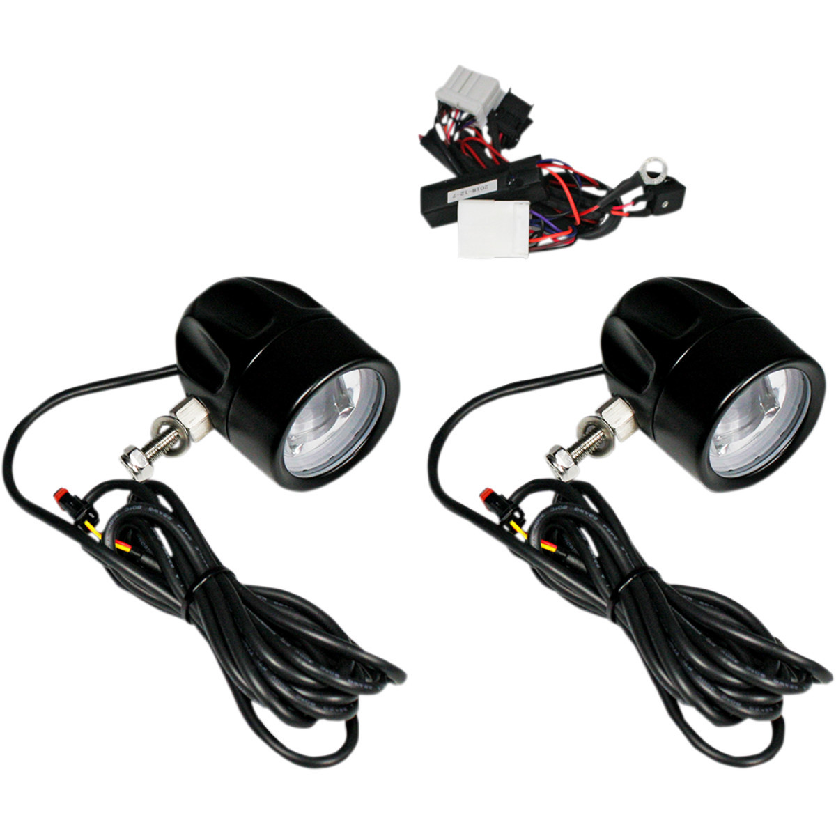 Custom Dynamics #PB-FOG-HD-B - Fog Light - Black - Clear Lens