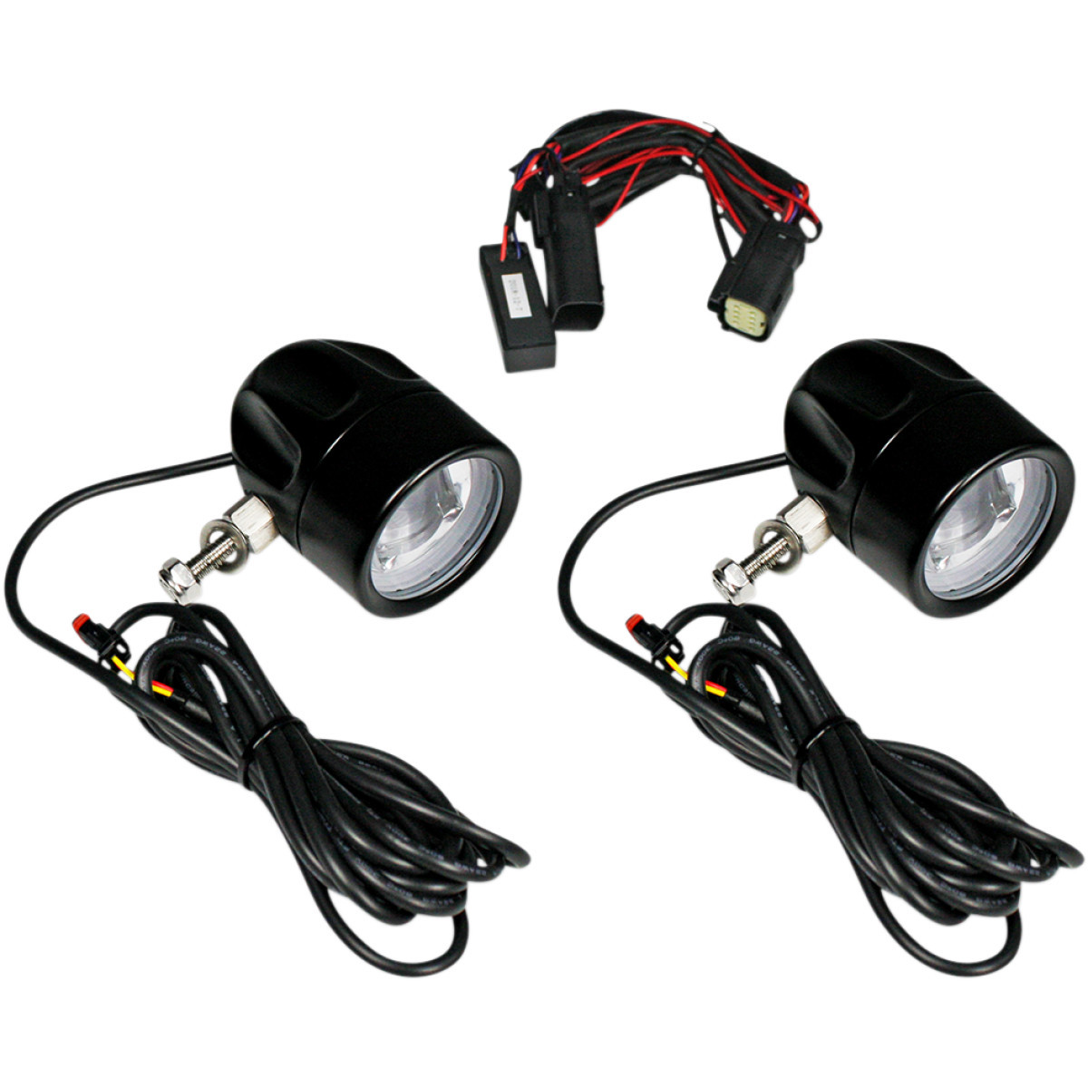 Custom Dynamics #PB-FOG-SS8-B - Fog Light - Black - Clear Lens