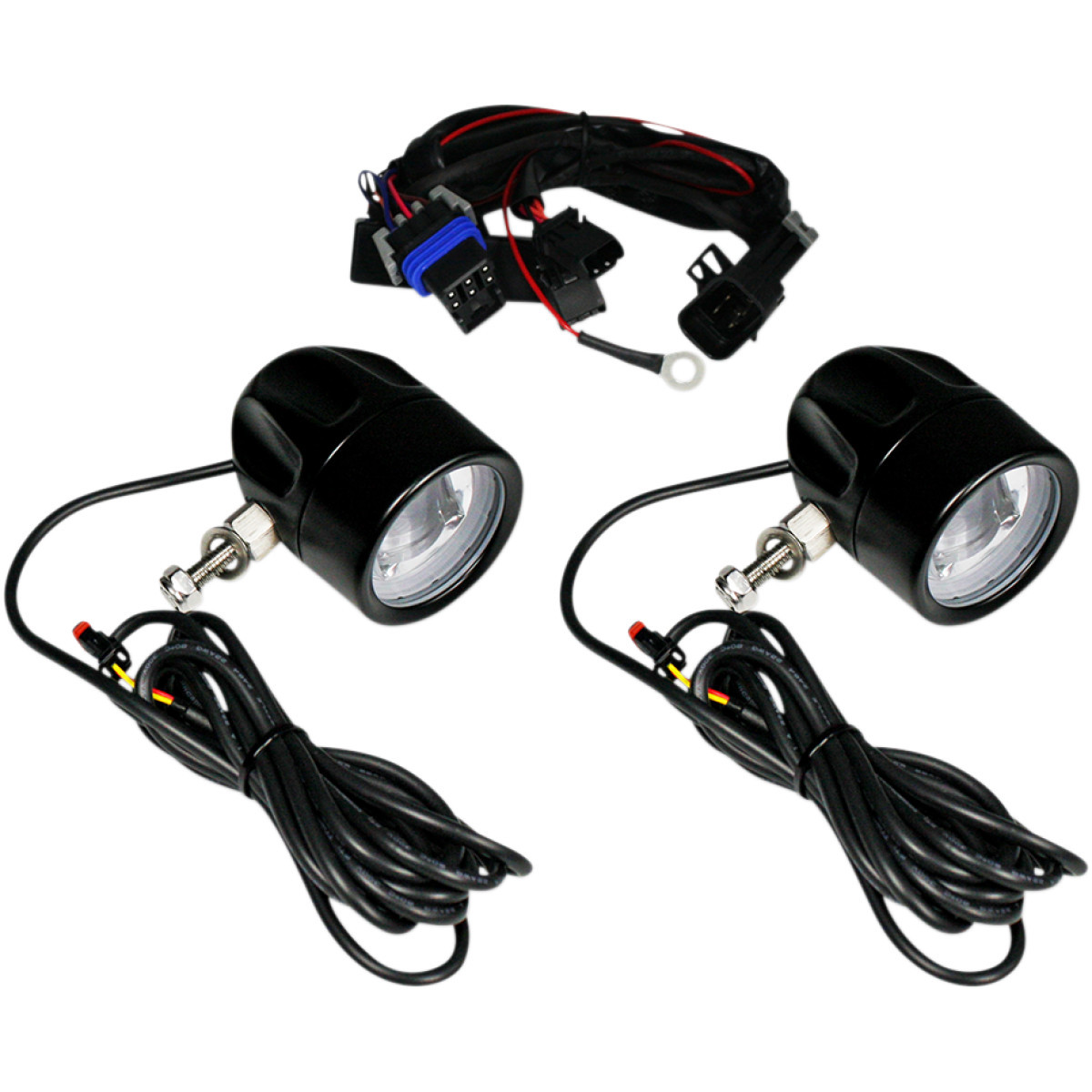 Custom Dynamics #PB-FOG-IND-B - LED Fog Light - Indian - Black