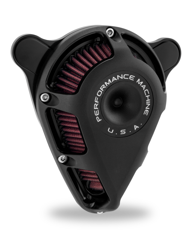 Performance Machine 0206-2167-SMB Performance Machine 23-Up CVO, 2024 Touring Jet Air Cleaner - Black Ops