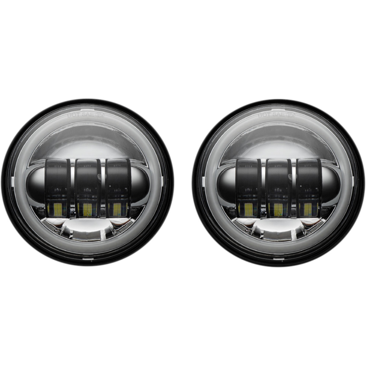 Custom Dynamics #CD-45-C - 4.5" Passing Lamp - with Halo - Chrome
