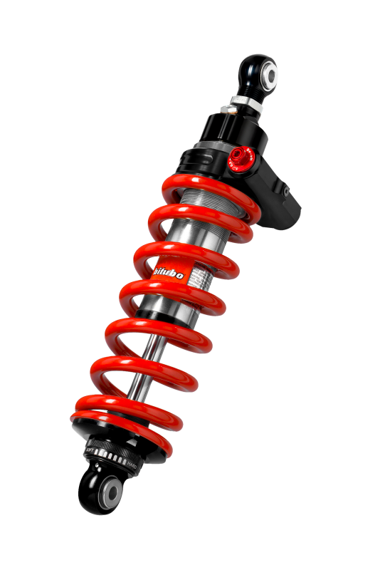Bitubo Suspension A0048XZE31V2 Bitubo XZEV Monoshocks Adjustable: Hydraulic Spring Preload, Rebound, Length, Red Spring