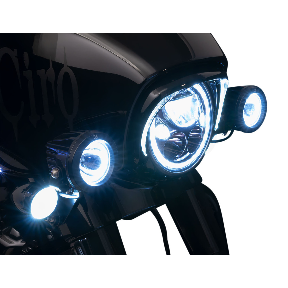 Ciro #45009 - Spotlight w/ Bracket Mount - Black