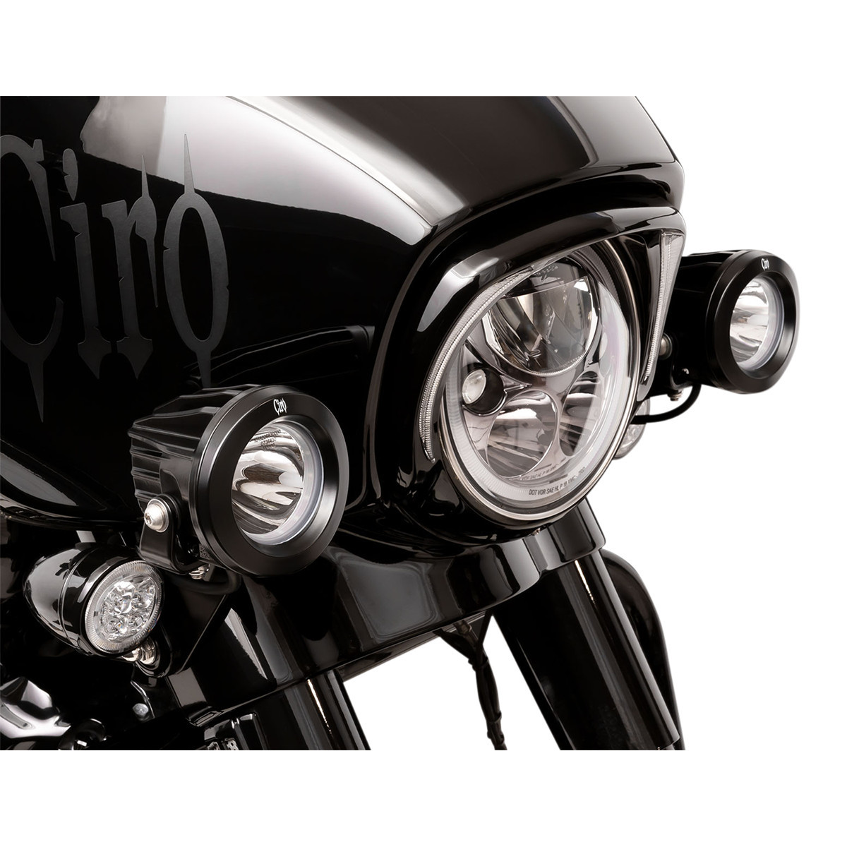Ciro #45009 - Spotlight w/ Bracket Mount - Black