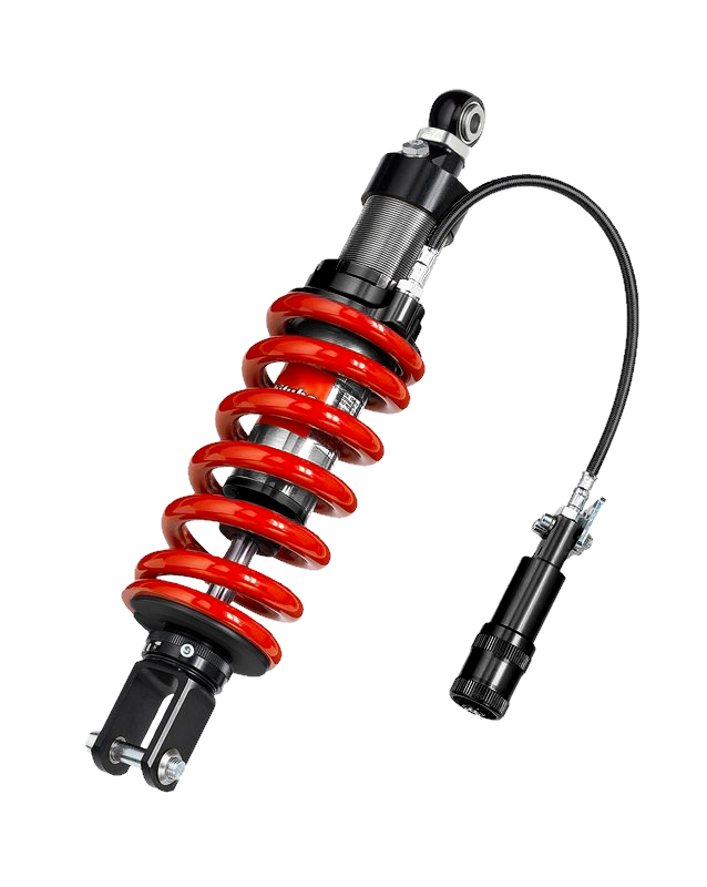 Bitubo Suspension H0138XZE31 Bitubo XZE3 Monoshocks Adjustable: Hydraulic Spring Preload, Rebound, Length, Red Spring