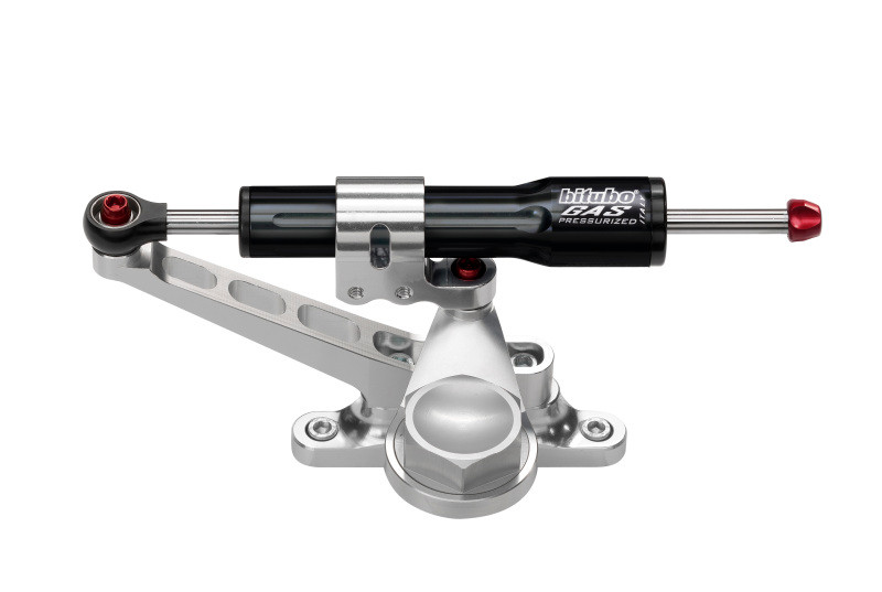 Bitubo Suspension KIT018A2 Bitubo KITT Steering Damper Kit For Over Tank Mounting With Black Shock Absorber
