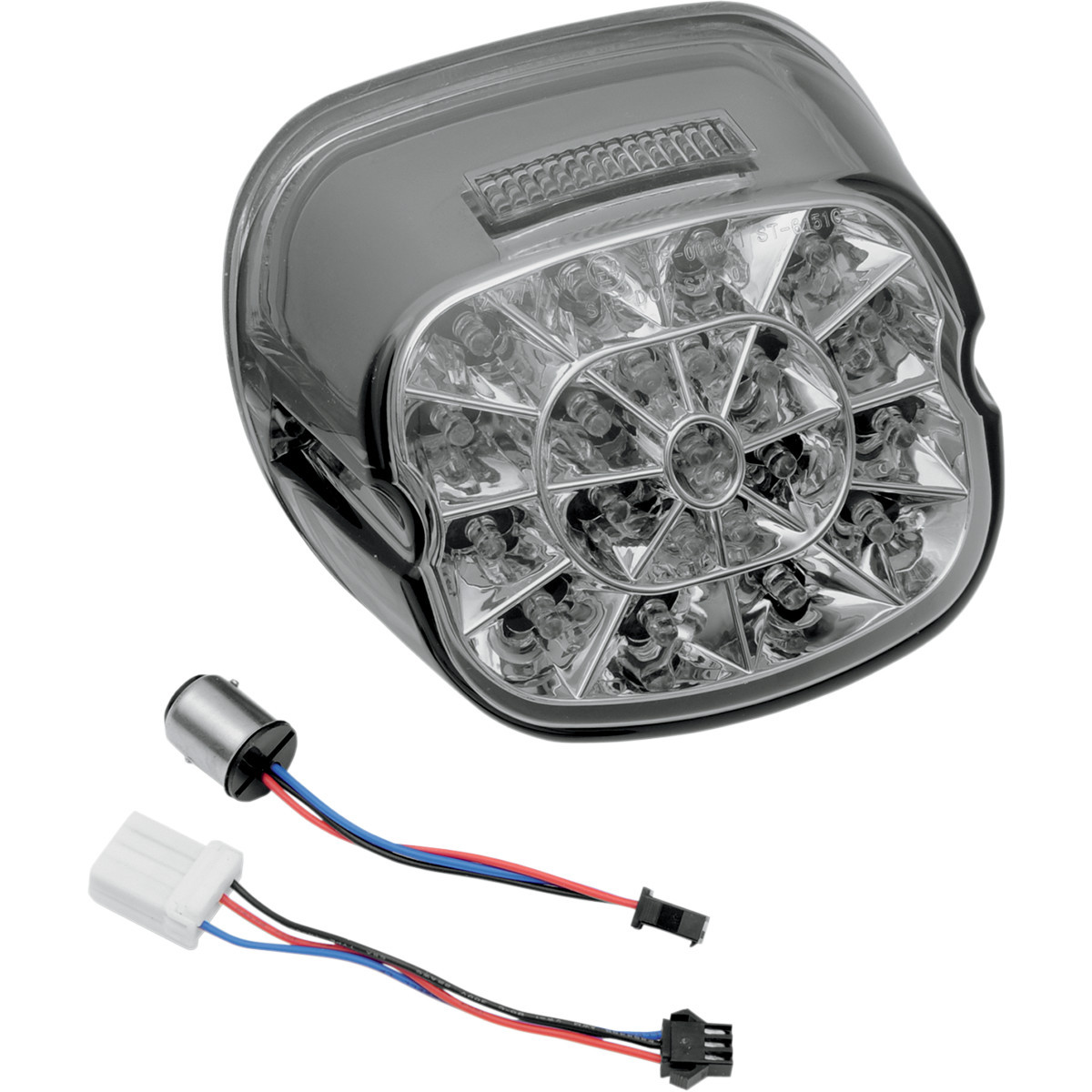 Drag Specialties - Taillight - Smoke - Top Tag