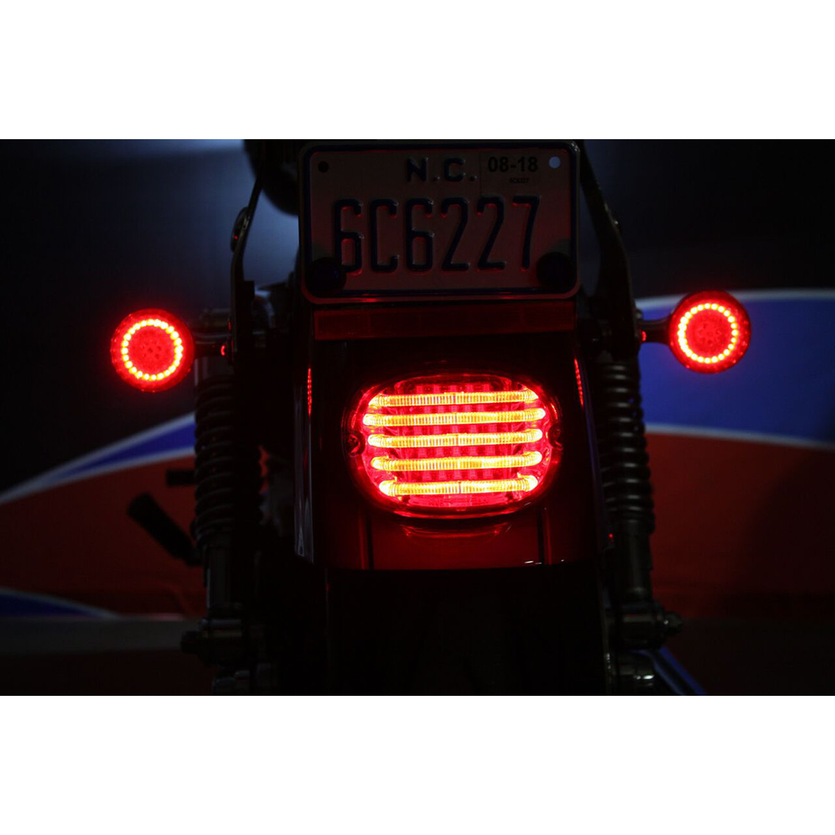 Custom Dynamics #PB-TL-LP-R - Taillight - without License Plate Illumination Window - Red