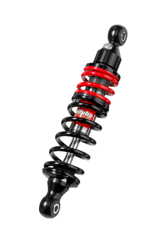 Bitubo Suspension PV016YEP01 Bitubo YEP0 Monoshocks Front Adjustable: Spring Preload, Red Spring