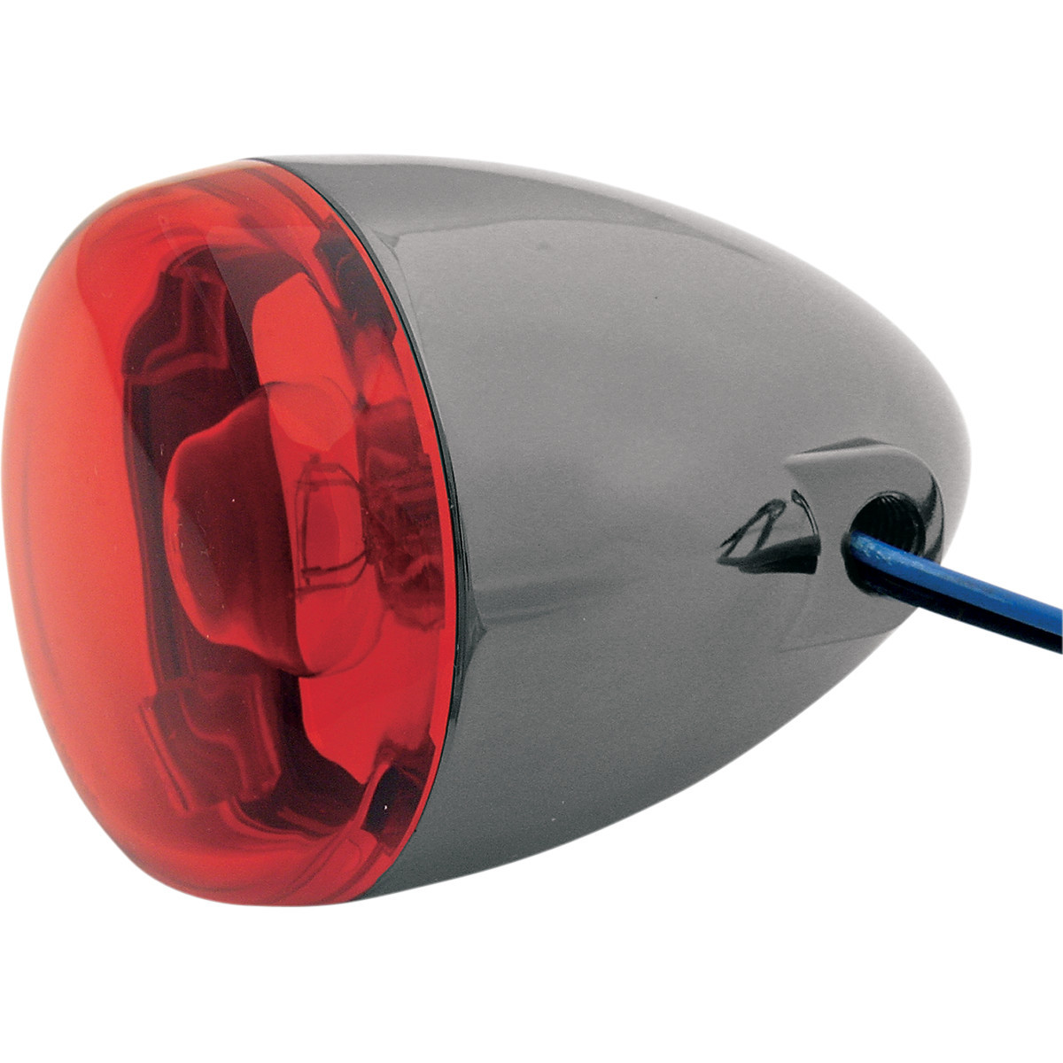 Chris Products #8501R-BN - LED Turn Signal - Black Nickel/Red