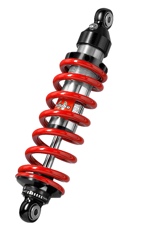 Bitubo Suspension S0031XZE01 Bitubo XZE0 Monoshocks Adjustable: Spring Preload, Rebound, Red Spring