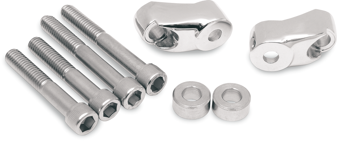 Turn Signal Mount Kit - 39/49 mm - Chrome