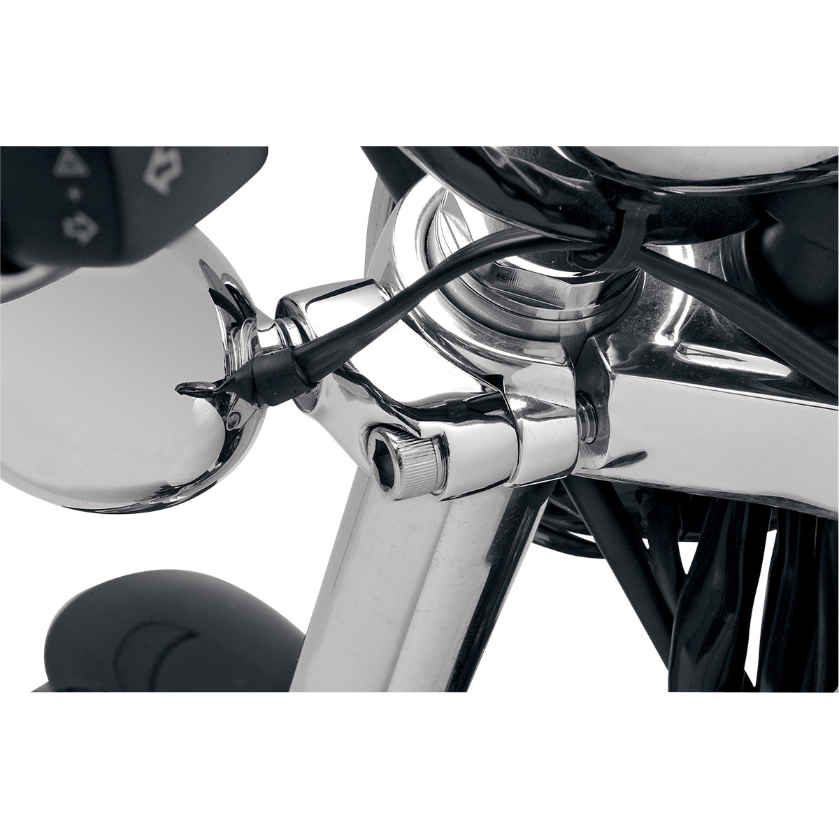 Drag Specialties - Turn Signal Mount Kit - 39 mm/49 mm - Chrome