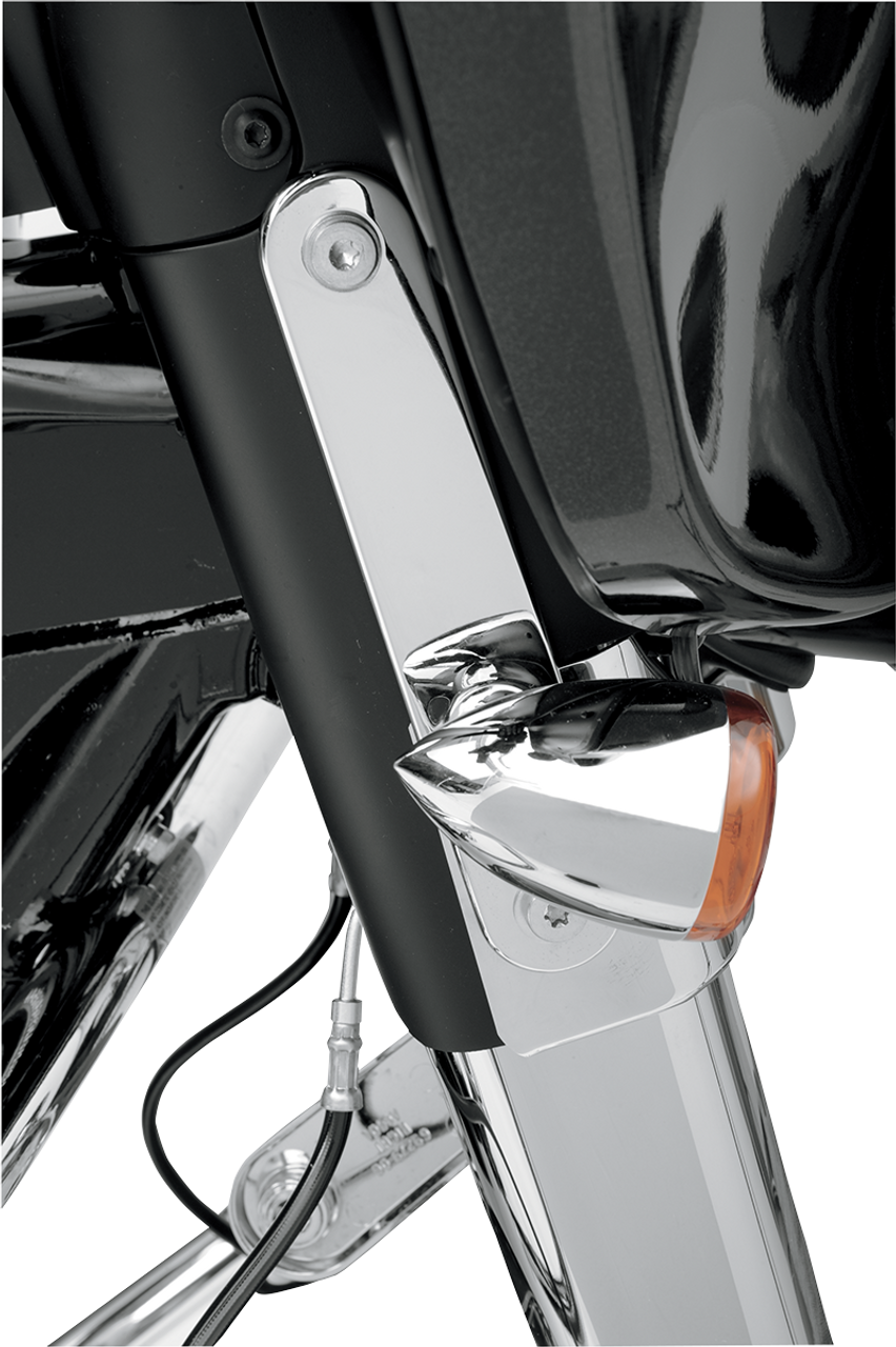 Turn Signal Relocation Mount - Gloss Black