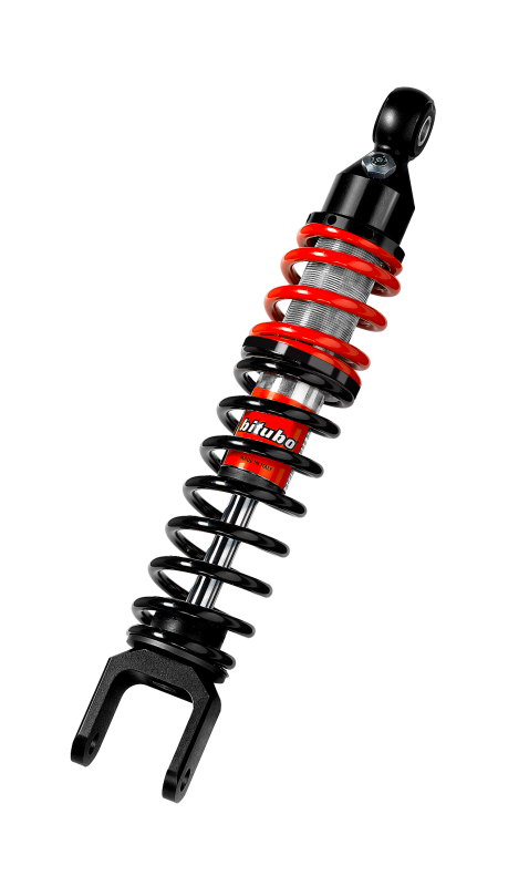 Bitubo Suspension SC143YXB01 Bitubo YXB0 Monoshock Rear Adjustable: Spring Preload, Red And Black Springs