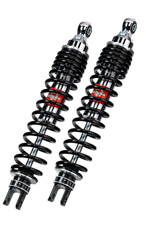 Bitubo Suspension SC203WGE01 Bitubo WGE0 Twinshocks Adjustable: Spring Preload, Rebound, Red Spring